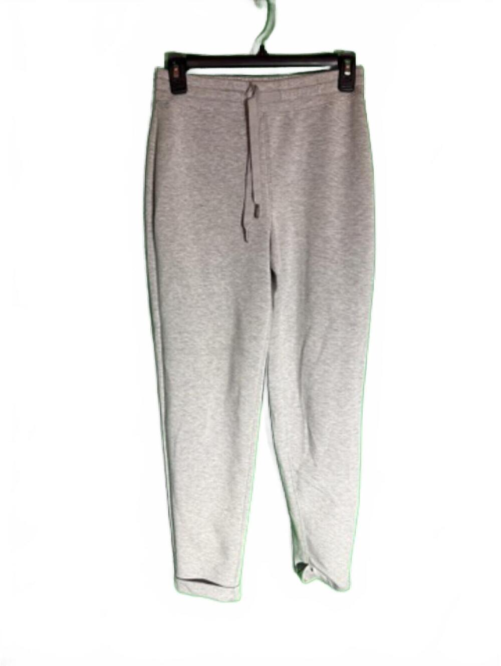 SPANX Light Gray Sweatpants with Drawstring Waist